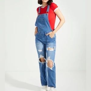 Rue 21. Ripped overalls. NWT